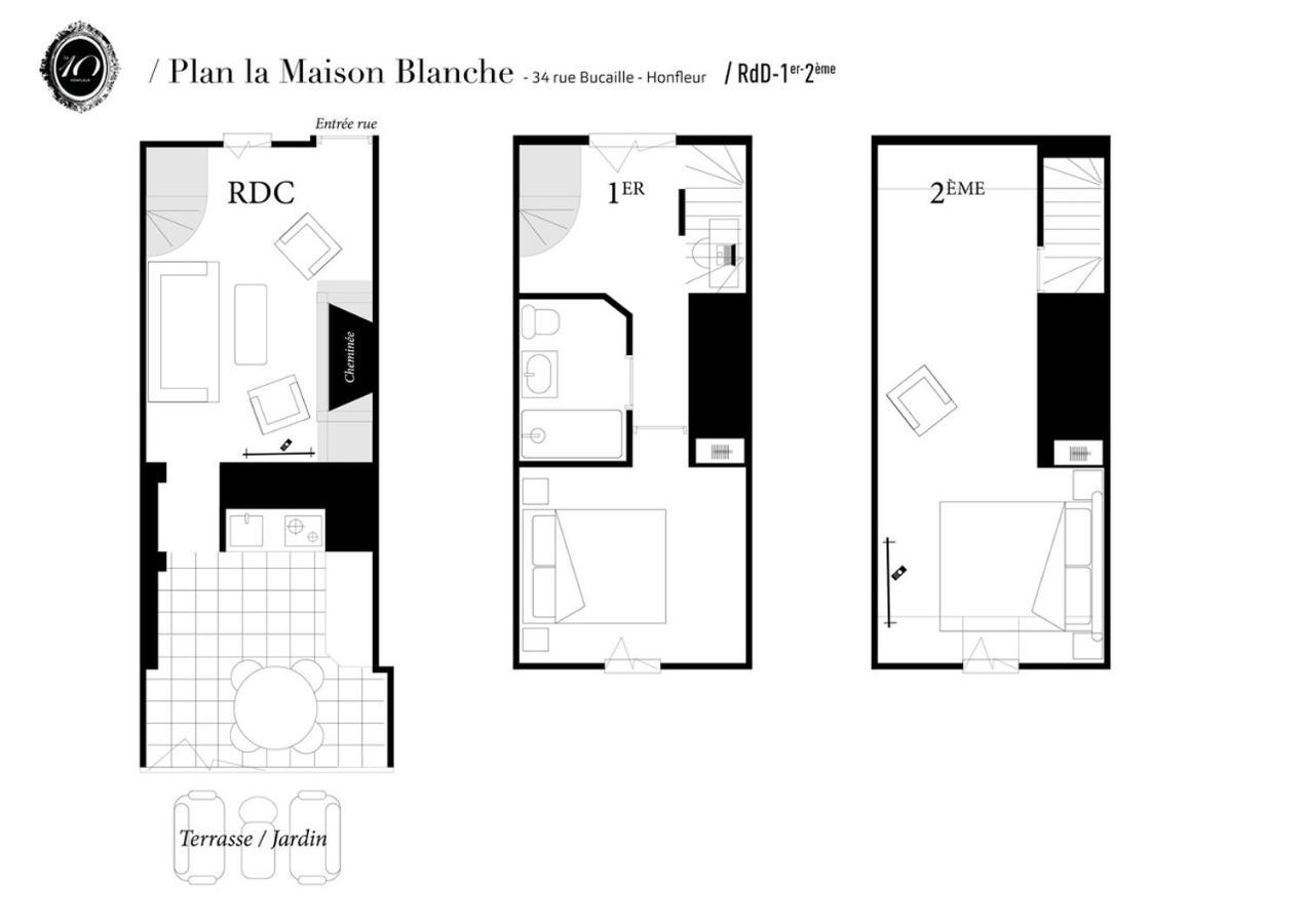 La Maison Blanche Du 10הונפלר מראה חיצוני תמונה